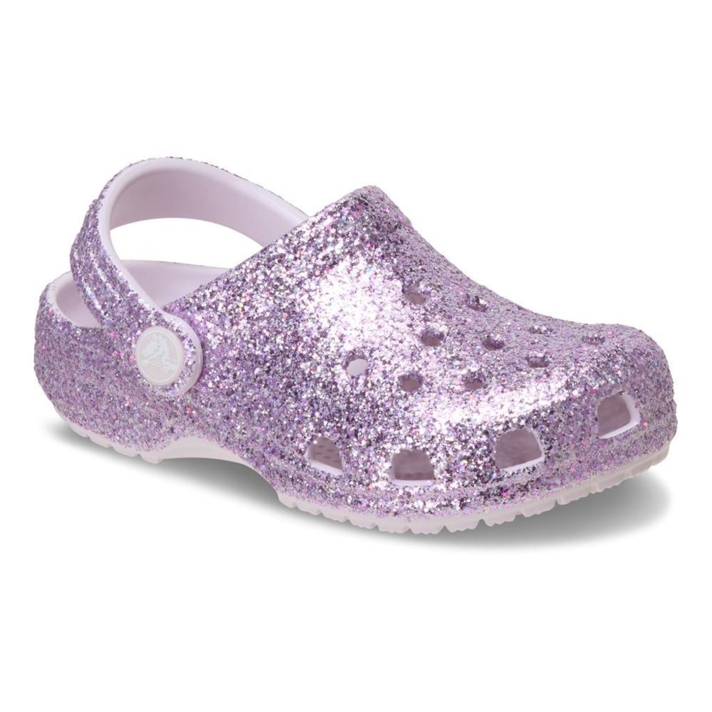 Imagem 2 do produto Sandália Crocs Classic Chunky Glitter Clog T - Infantil