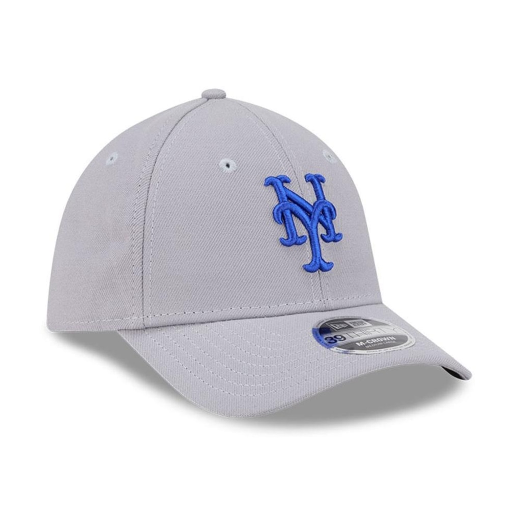Imagem 3 do produto Boné Unissex New Era 39THIRTY M-Crown New York Mets MLB Aba Curva