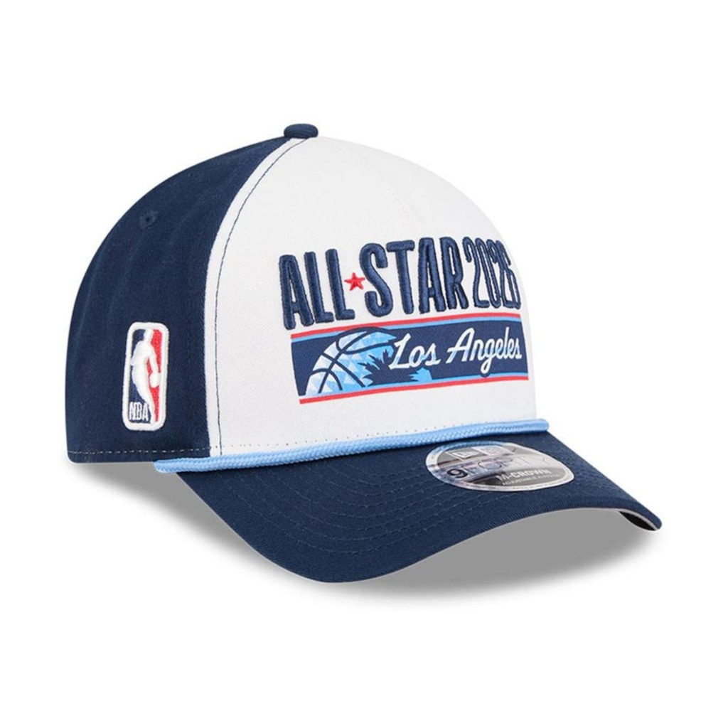 Imagem 3 do produto Boné Unissex New Era 9FORTY M-Crown A-Frame NBA Aba Curva