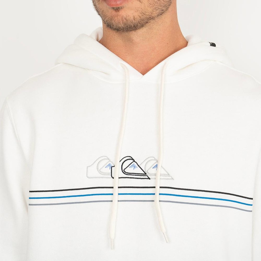 Imagem 3 do produto Jaqueta de Moletom com Capuz Quiksilver Canguru Emb Three Logo - Masculino