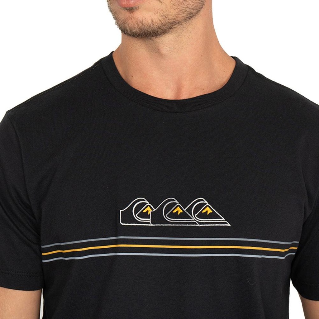 Imagem 3 do produto Camiseta Quiksilver Emb Three Logo - Masculina
