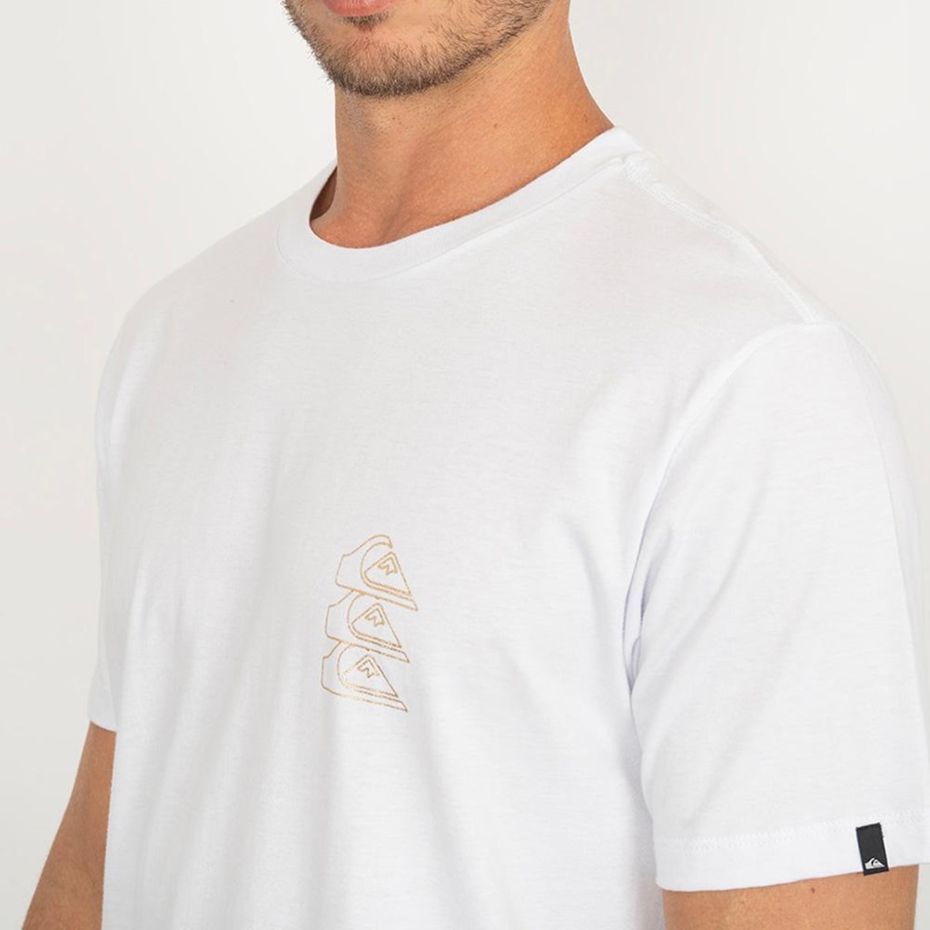 Imagem 3 do produto Camiseta Quiksilver Chrome Three Logo PS - Masculina