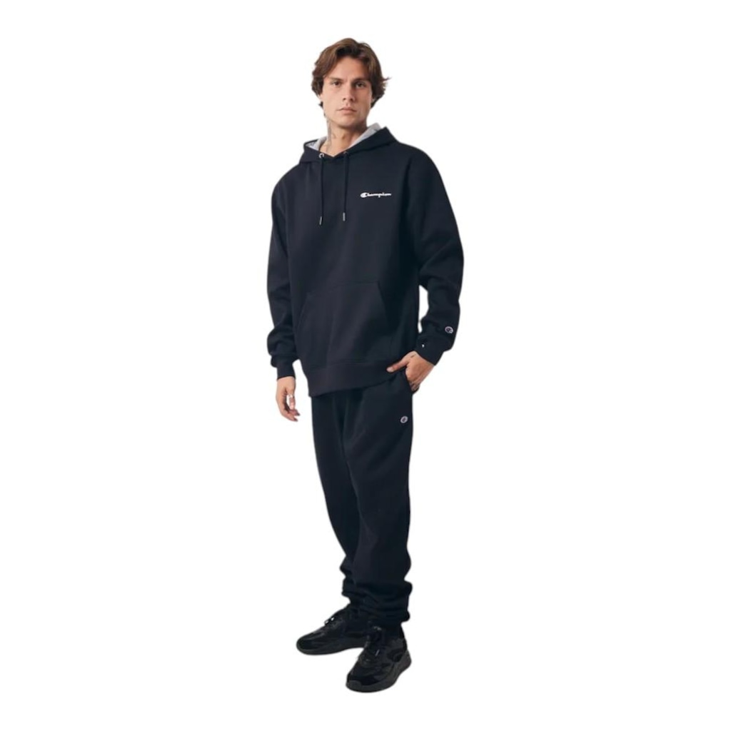Imagem 3 do produto Blusa de Moletom Champion Hoodie Athletic Mini Script - Masculina