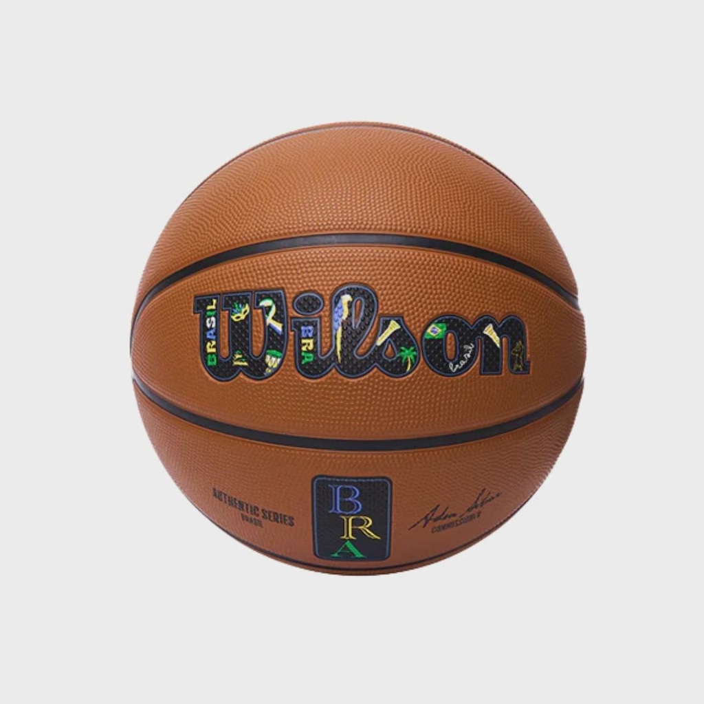 Imagem 2 do produto Bola de Basquete Wilson NBA Authentic Brasil Outdoor 7