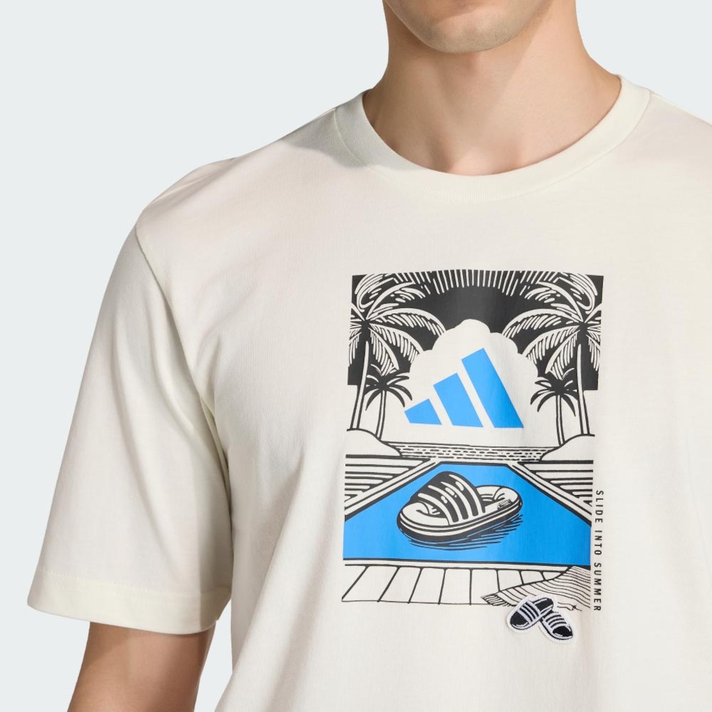 Imagem 5 do produto Camiseta Adidas Summer Slides Relax Masculina