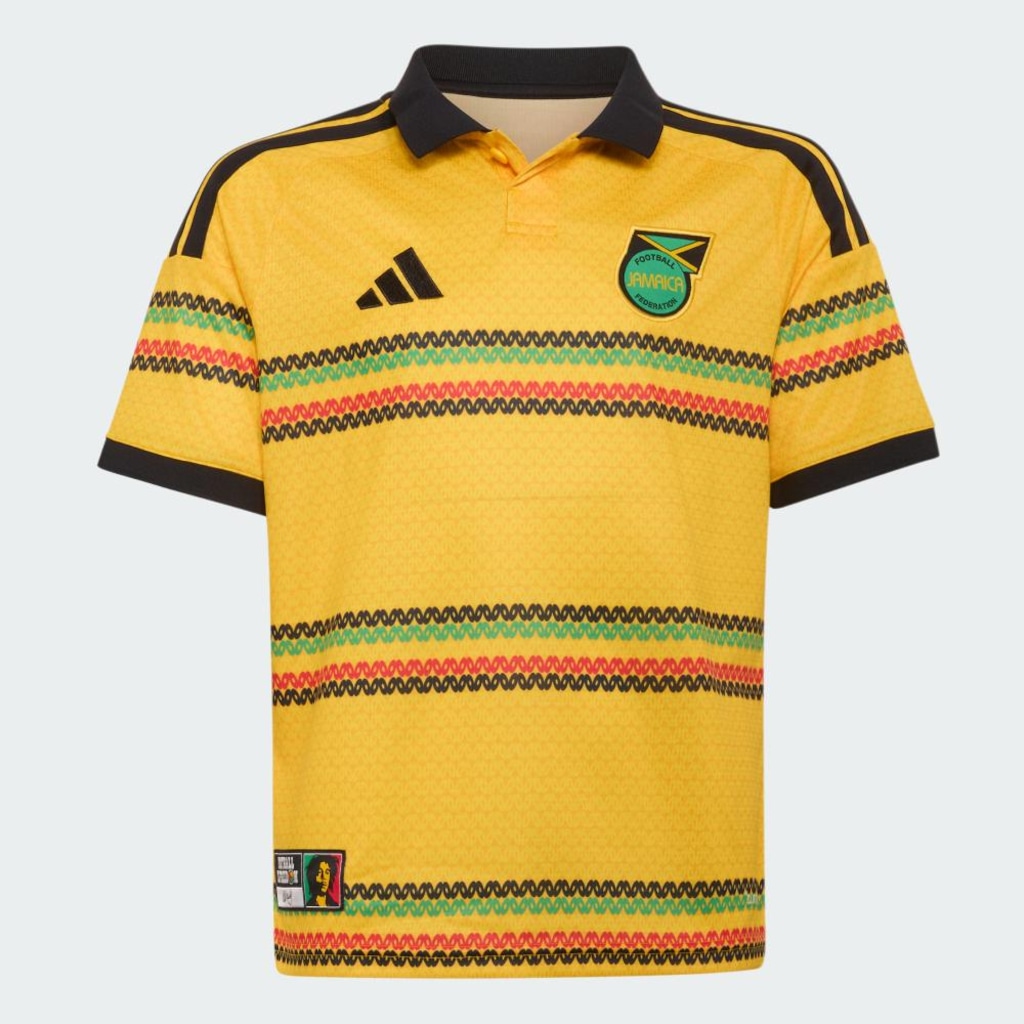 Imagem 2 do produto Camisa Jamaica I 26/27 x Bob Marley Adidas Infantil