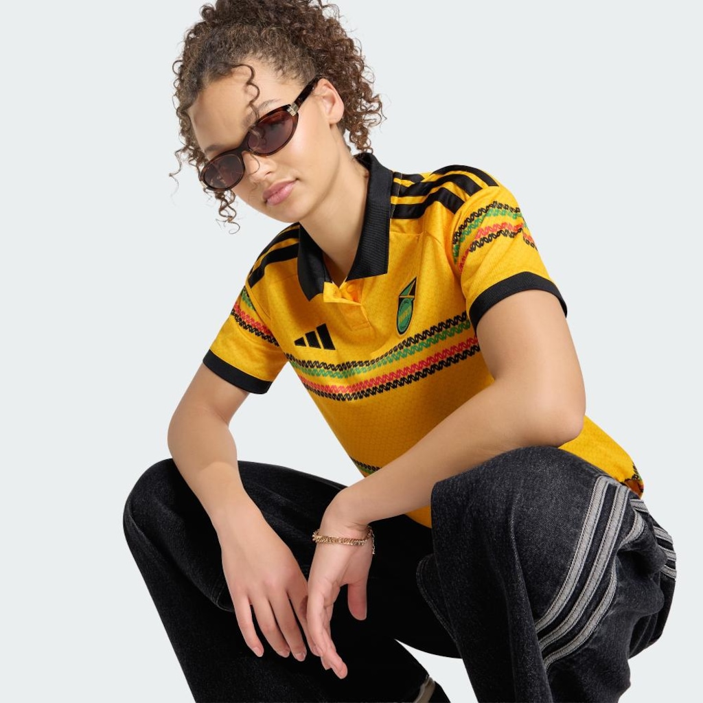 Imagem 5 do produto Camisa Jamaica I 26/27 x Bob Marley Adidas Feminina