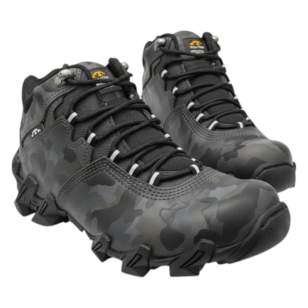 Imagem 4 do produto Bota Masculina Bull Terrier Axis Camuflado Chumbo