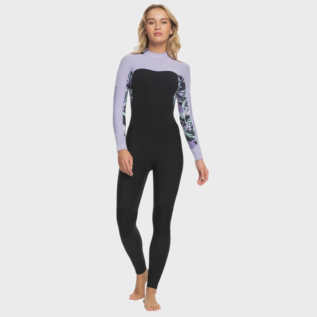 Imagem 4 do produto Long John Roxy Swell Series Back Zip Anthracite Splash Importado Feminino 3/2mm