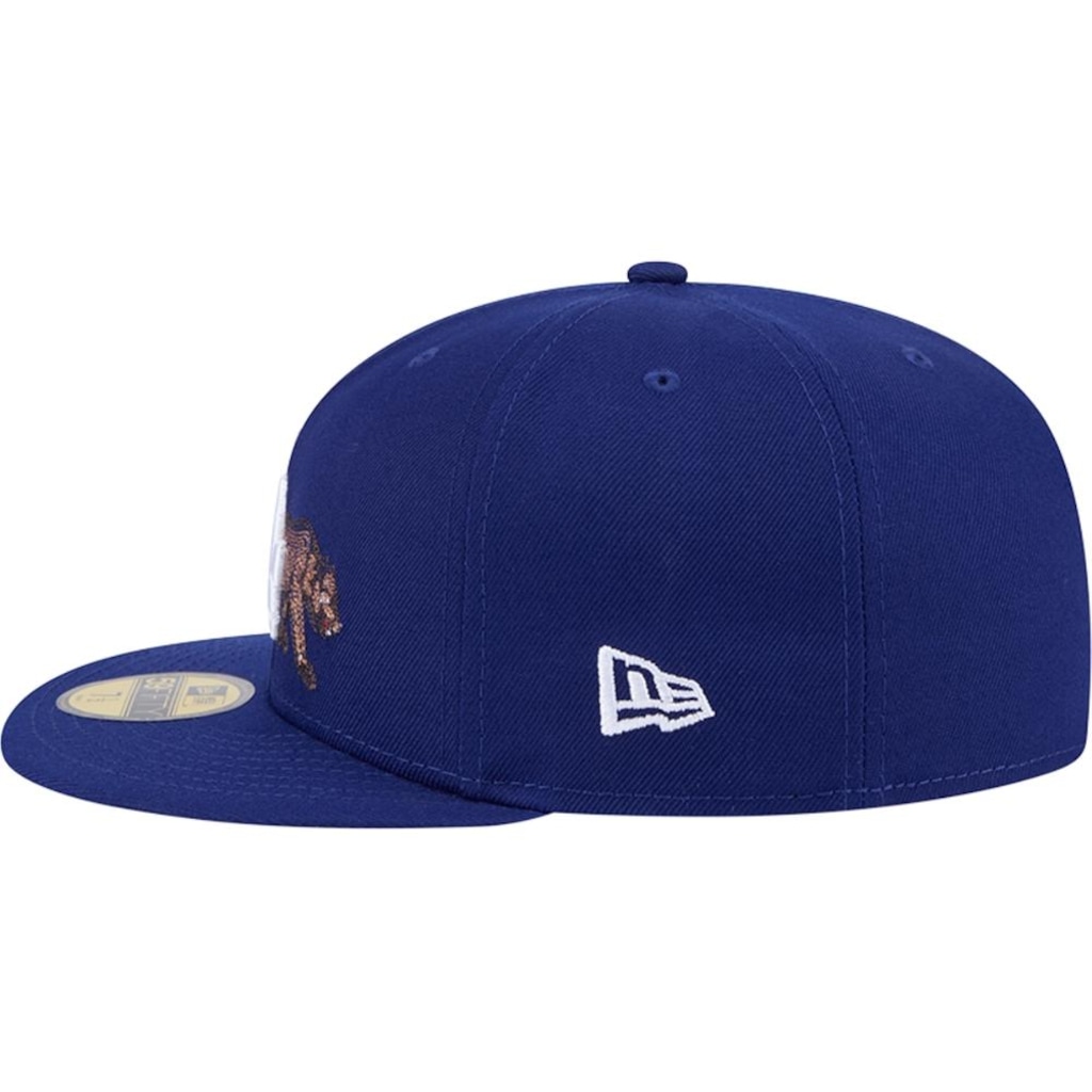 Imagem 4 do produto Boné Unissex New Era 59FIFTY Fitted Los Angeles Dodgers State Stitch Aba Reta