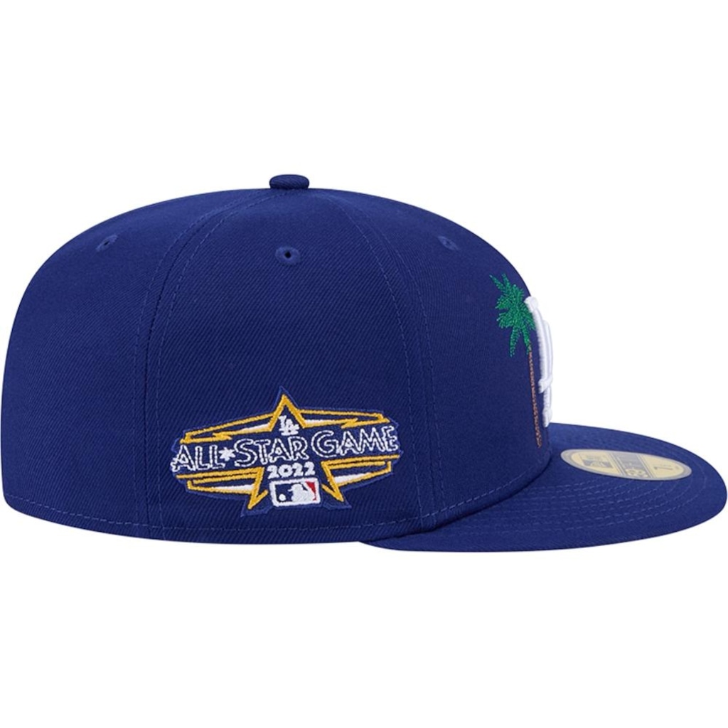 Imagem 5 do produto Boné Unissex New Era 59FIFTY Fitted Los Angeles Dodgers State Stitch Aba Reta