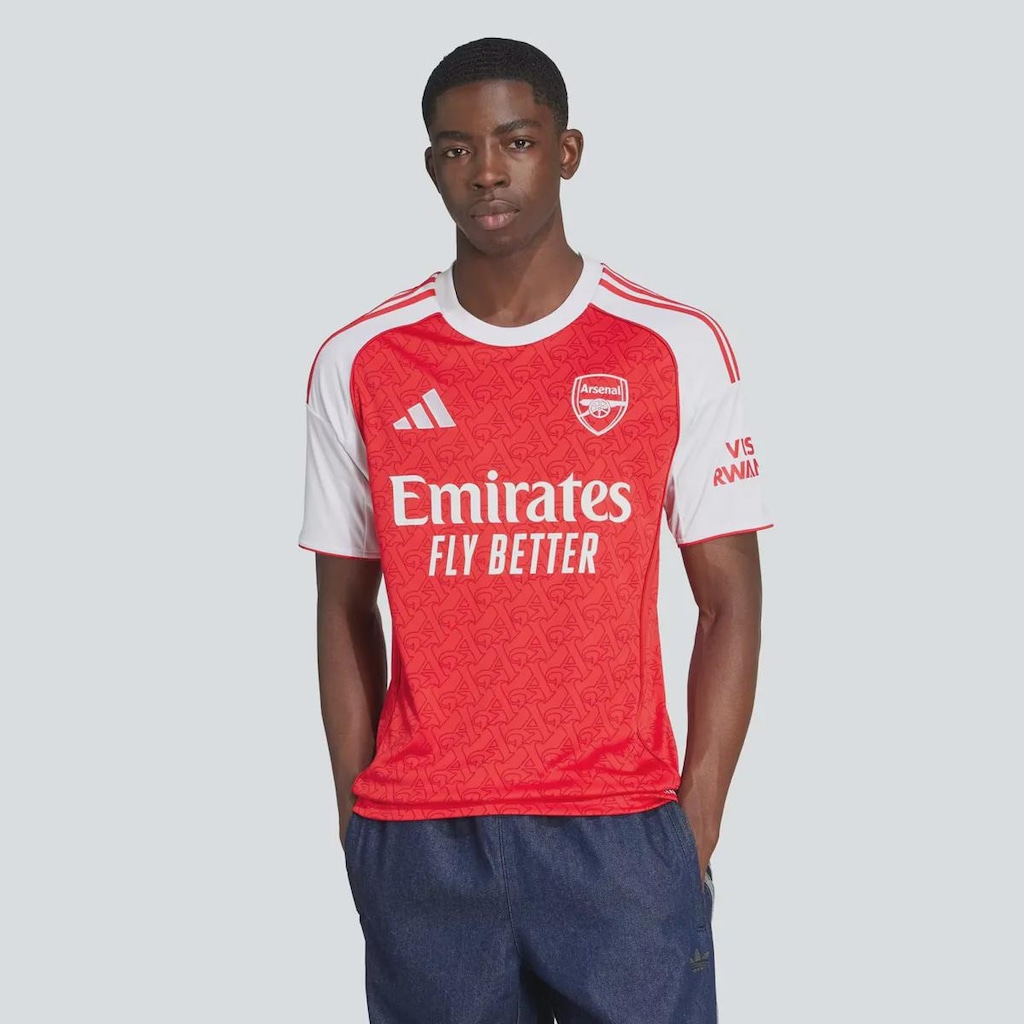 Imagem 2 do produto Camisa Arsenal Home 2026 9 G. Jesus adidas Masculina