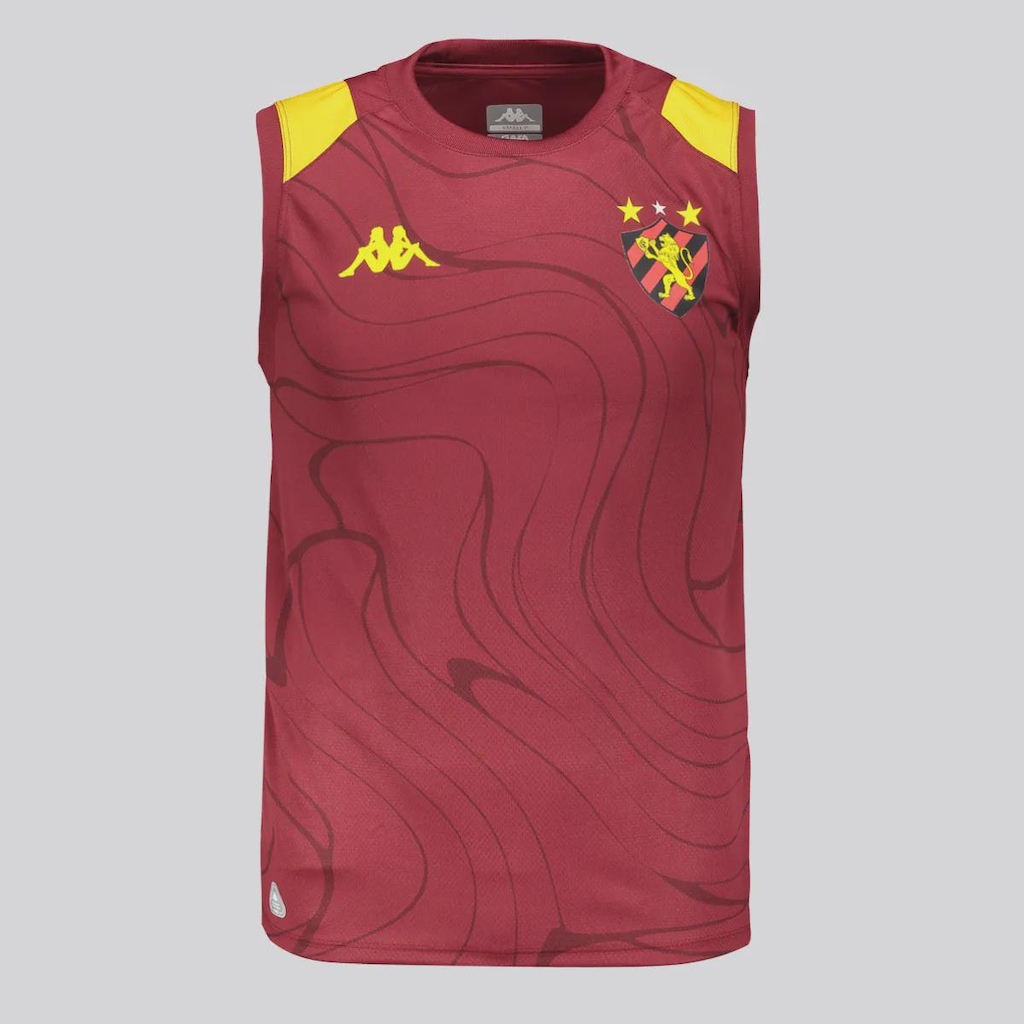 Imagem 4 do produto Camiseta Regata Sport Recife 2026 Treino Comissão Kappa Masculina