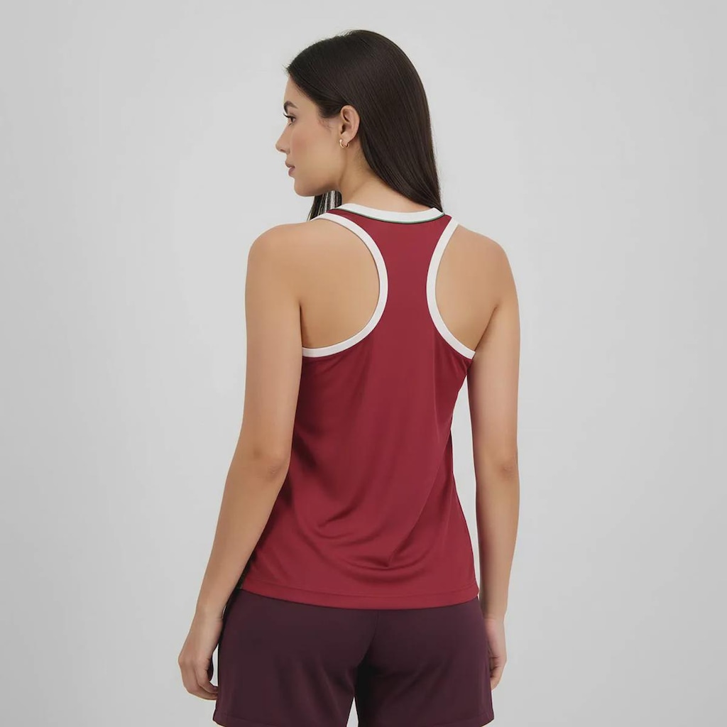 Imagem 3 do produto Camiseta Regata Fluminense Agora Grená Braziline Feminina
