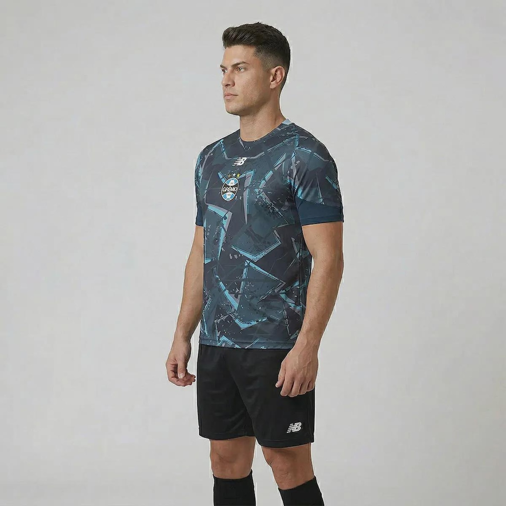 Imagem 2 do produto Camisa Grêmio Pré-Jogo 2026 New Balance Masculina