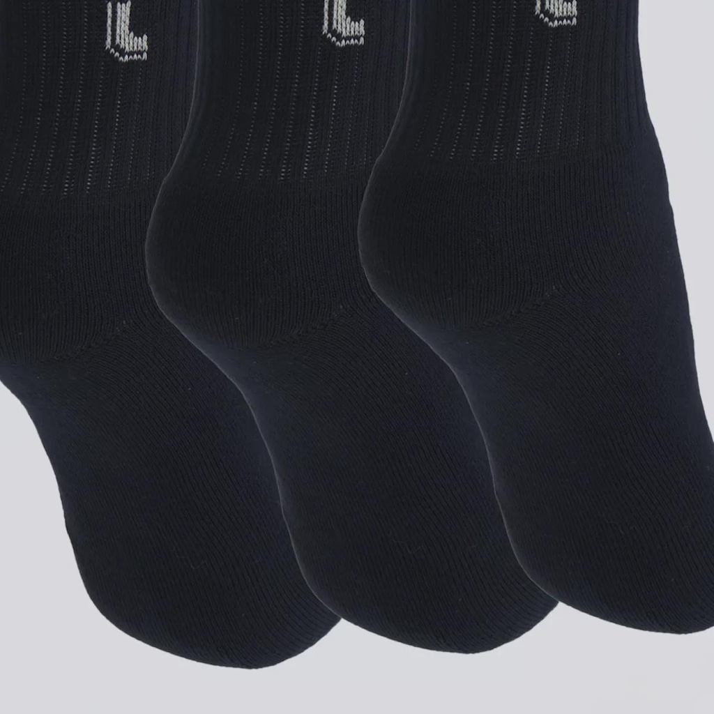 Imagem 4 do produto Kit Meia Cano Médio Lupo AM Sport 3 Pares Unissex