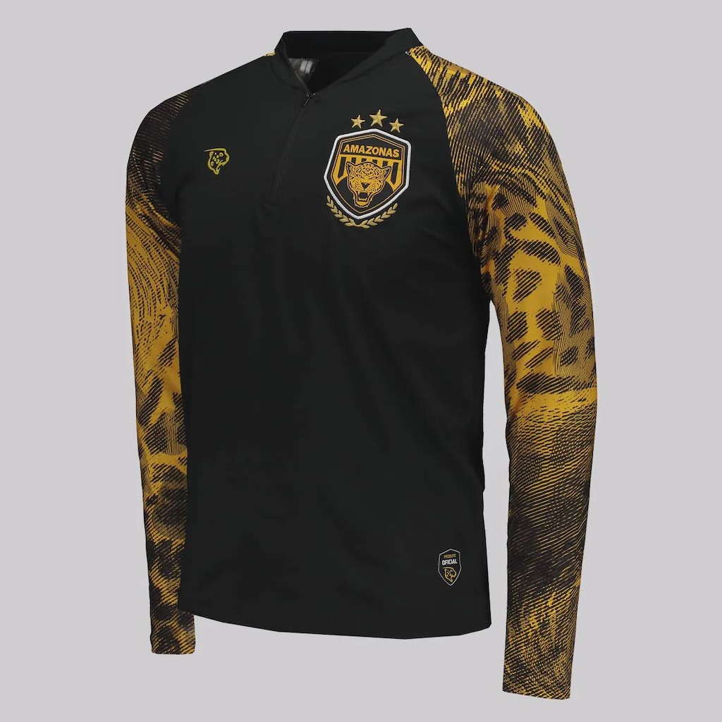 Imagem 2 do produto Jaqueta Onça Amazonas Treino Logo 2025 FutFanatics Masculina