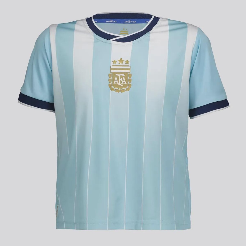 Imagem 2 do produto Camisa Argentina Lanes 10 Messi FutFanatis Masculina