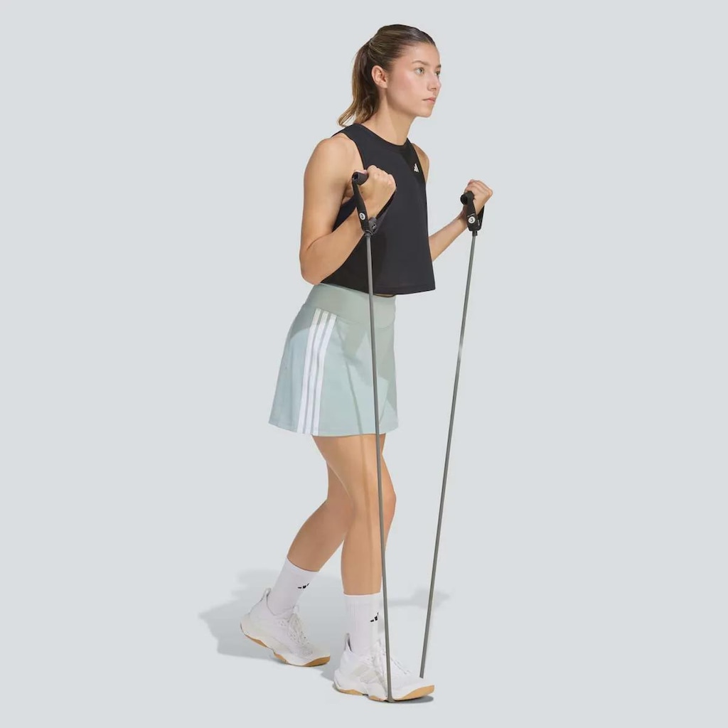 Imagem 3 do produto Short Saia Feminino Essentials 3 Stripes Workout adidas