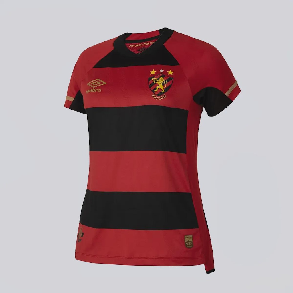 Imagem 3 do produto Camisa Sport Recife I 2025 Jogadora Umbro Feminina