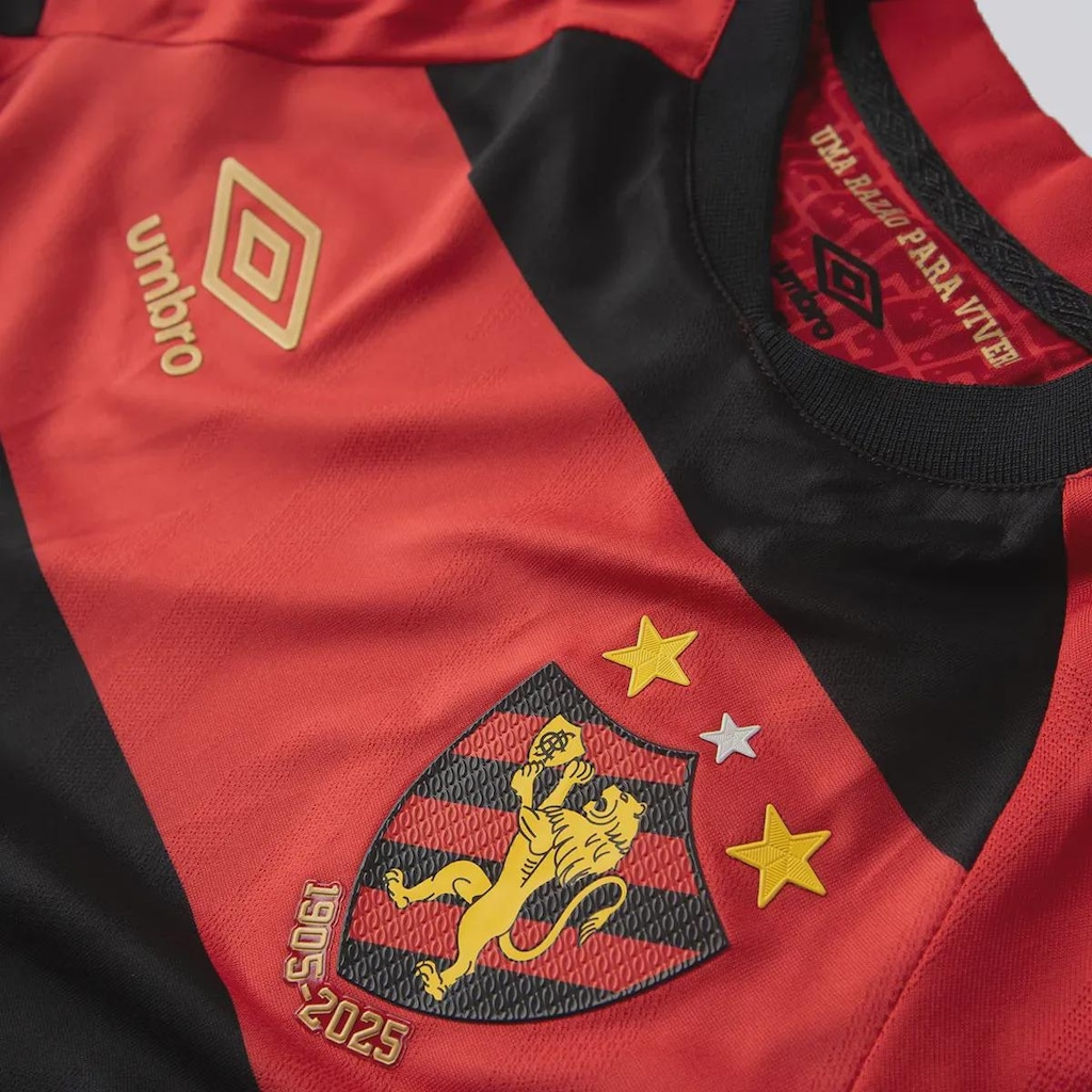 Imagem 4 do produto Camisa Sport Recife I 2025 Jogadora Umbro Feminina