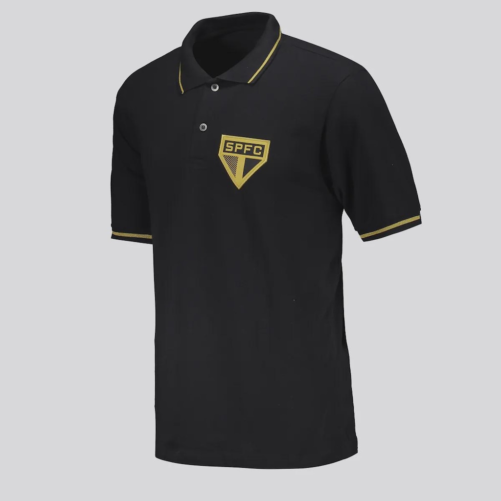 Imagem 2 do produto Camiseta Polo São Paulo Ouro FutFanatics Masculina