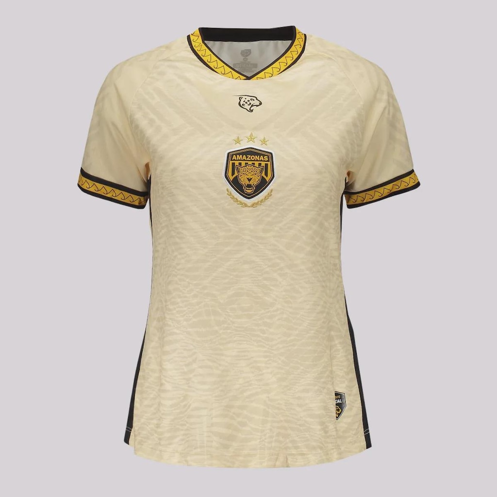 Imagem 3 do produto Camisa Onça Amazonas Povos Originários 2025 FutFanatics Feminina