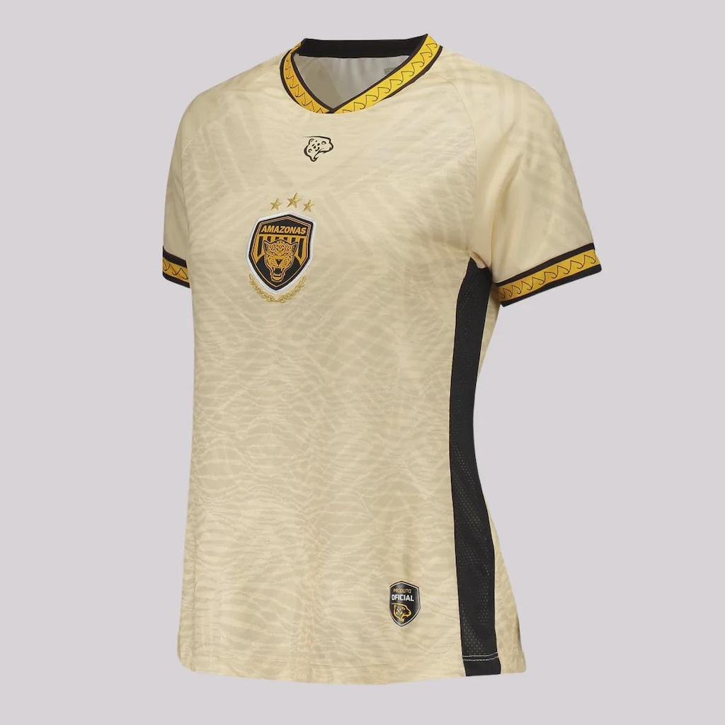 Imagem 4 do produto Camisa Onça Amazonas Povos Originários 2025 FutFanatics Feminina