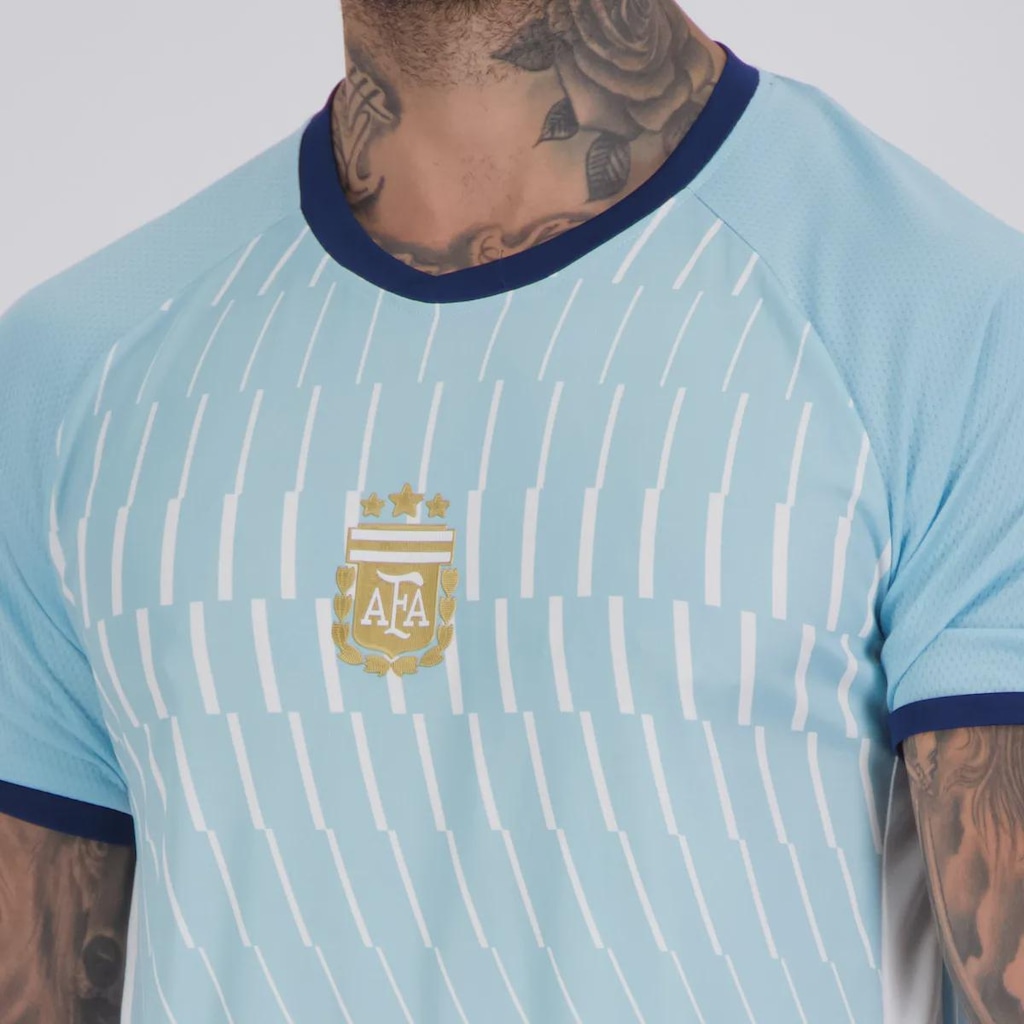 Imagem 5 do produto Camisa Argentina Lines 22 L Martinez FutFanatics Masculina