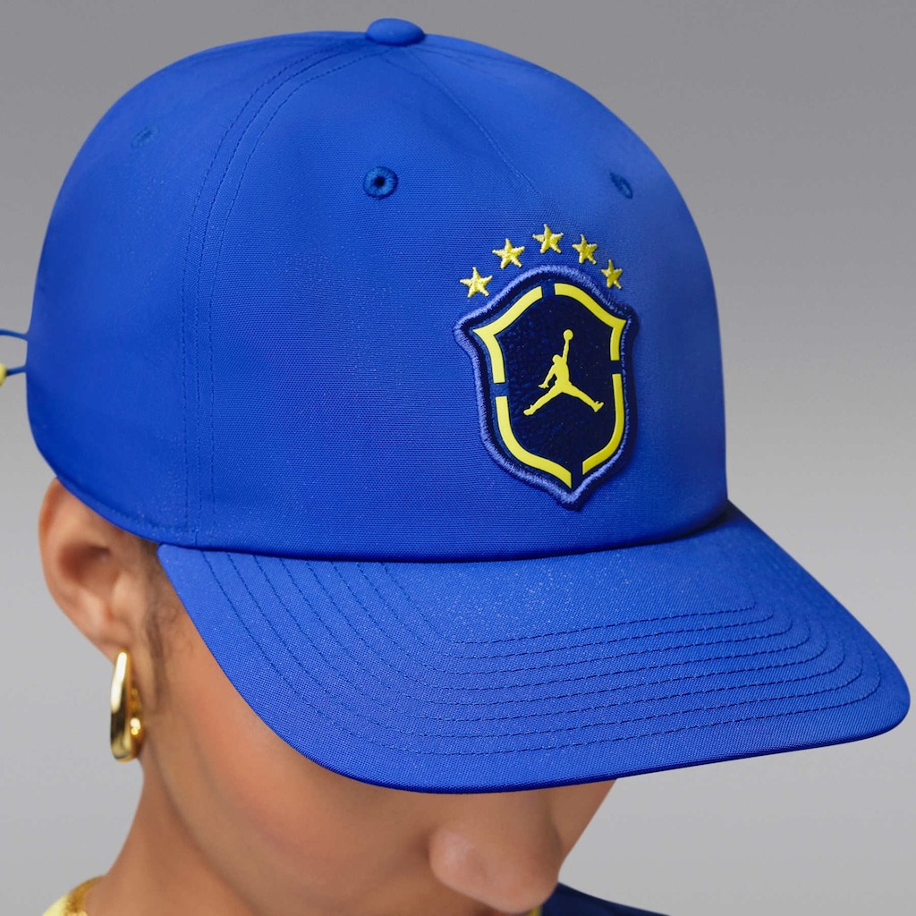 Imagem 4 do produto Boné Brasil Jordan Pro Aba Reta Unissex