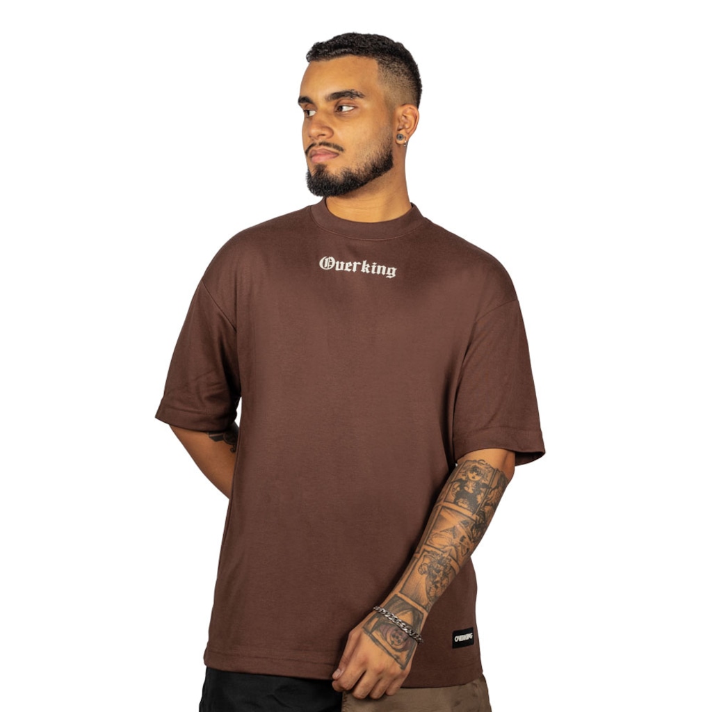 Imagem 2 do produto Camiseta Overking Oversized Gothic - Masculina