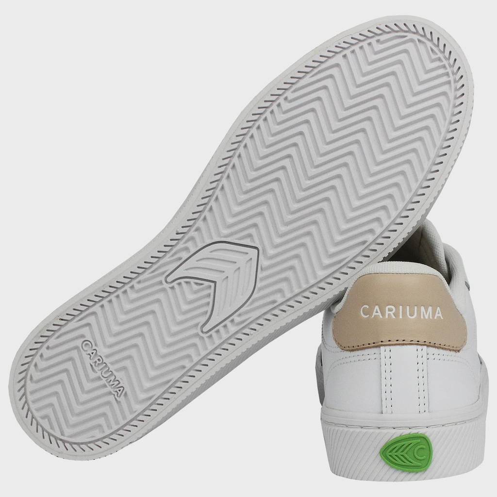 Imagem 5 do produto Tênis Masculino Cariuma Salvas White Leather Shifting Sand Logo Importado