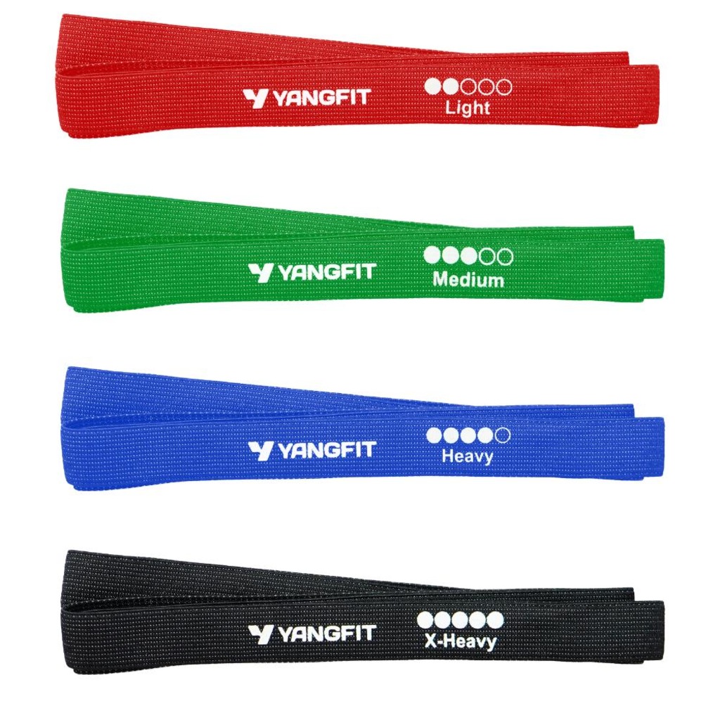 Imagem 2 do produto Kit 4 Super Bands Yangfit Tecido Elástico Premium