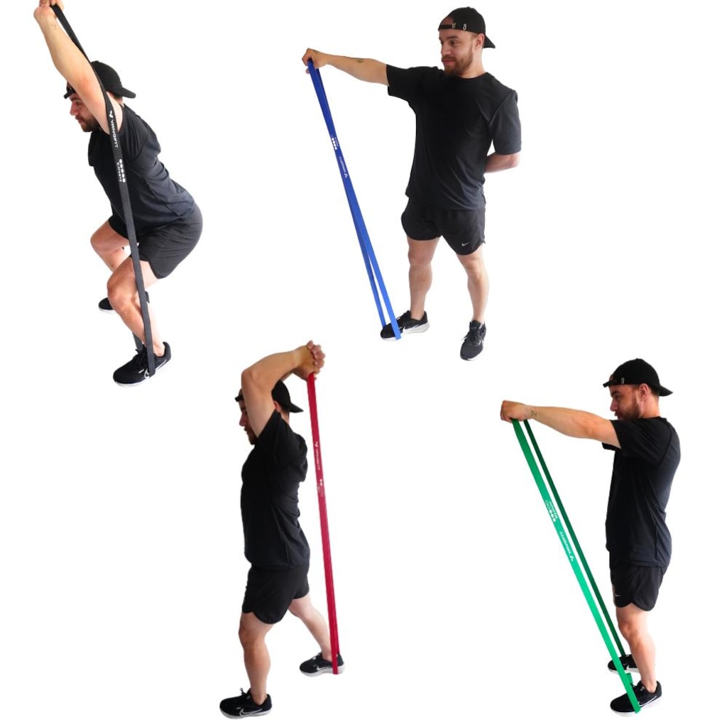 Imagem 4 do produto Kit 4 Super Bands Yangfit Tecido Elástico Premium