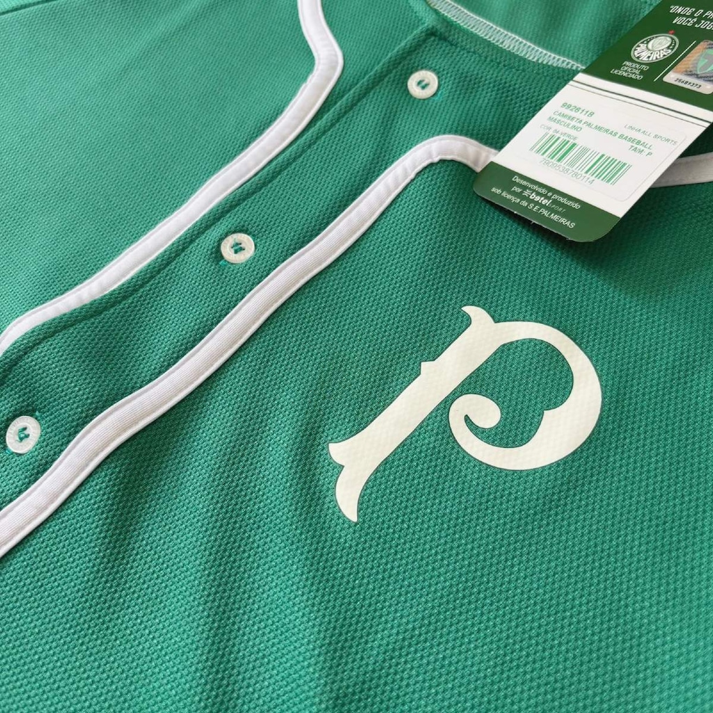 Imagem 3 do produto Camisa do Palmeiras Baseball Betel - Masculina