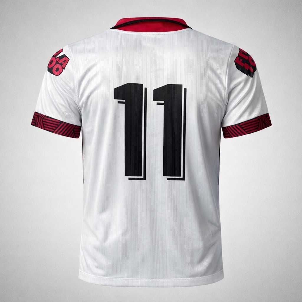 Imagem 4 do produto Camisa do Flamengo Polo Retrô 1996 Uniforme 2 Torcedor Betel - Masculina