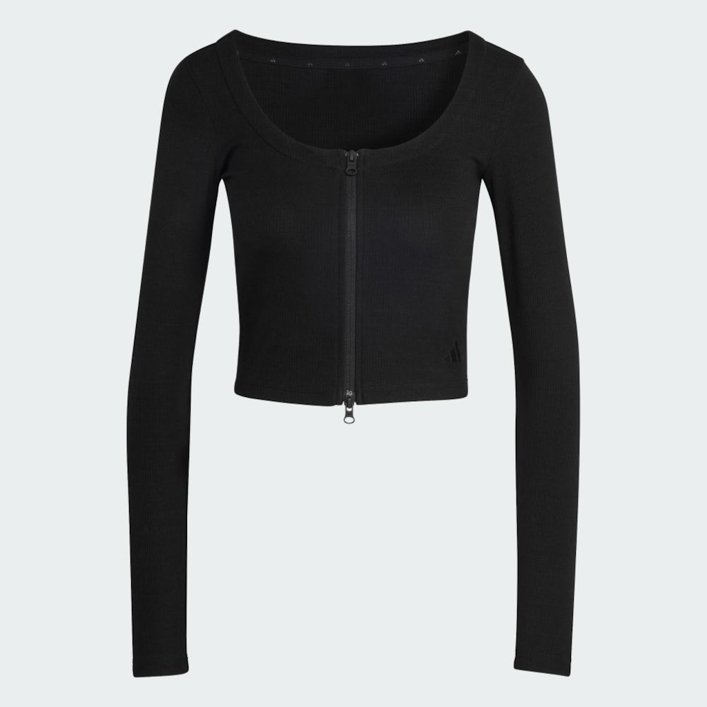 Imagem 2 do produto Blusão Canelado Adidas Seasonal Essentials Feminino