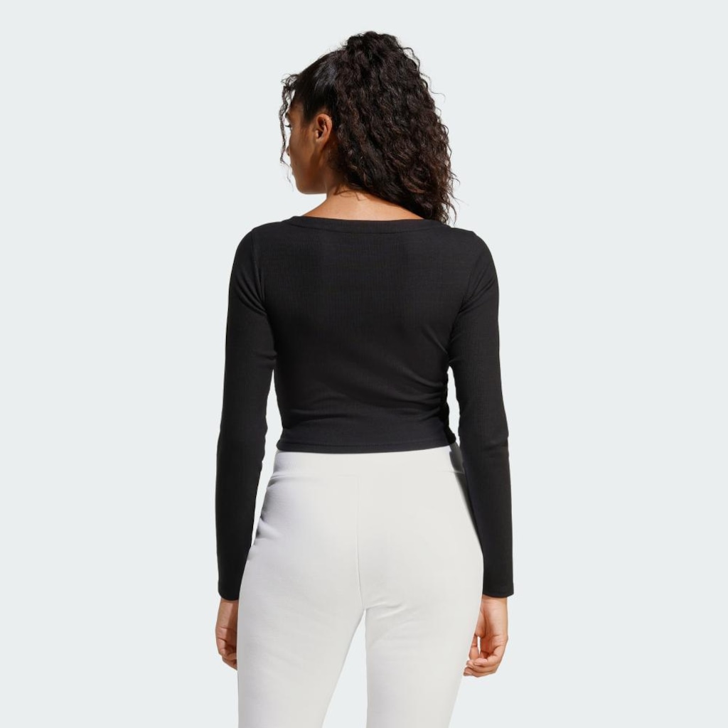 Imagem 3 do produto Blusão Canelado Adidas Seasonal Essentials Feminino