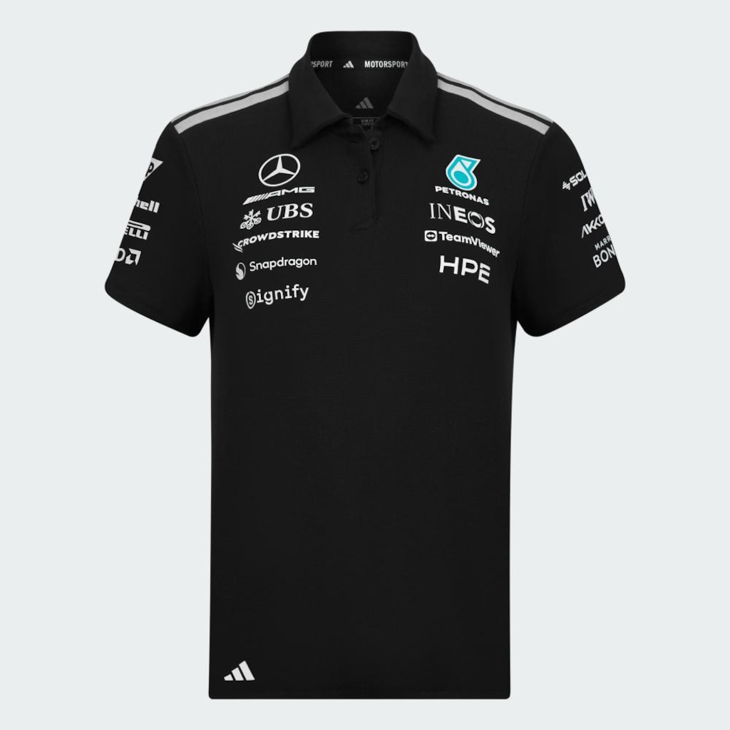 Imagem 2 do produto Camisa POLO Adidas MERCEDES-AMG PETRONAS F1 TEAM ENGINEERS Feminino