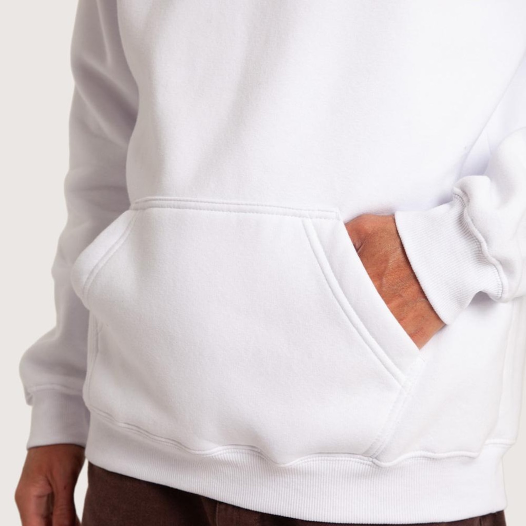 Imagem 4 do produto Blusão de Moletom com Capuz Hang Loose Canguru Typo - Masculino