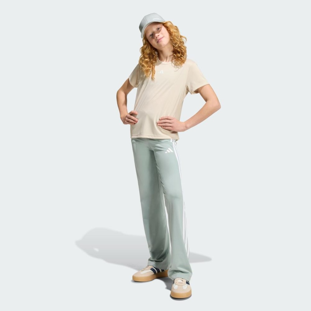 Imagem 4 do produto Calça Legging adidas Flare Train Essentials Três Listras Infantil