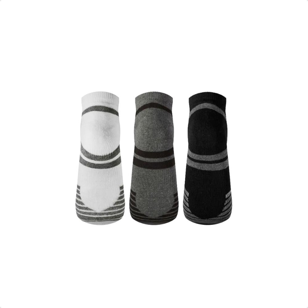 Imagem 3 do produto Kit Meia New Balance Cano Baixo - Masculino - 3 Pares