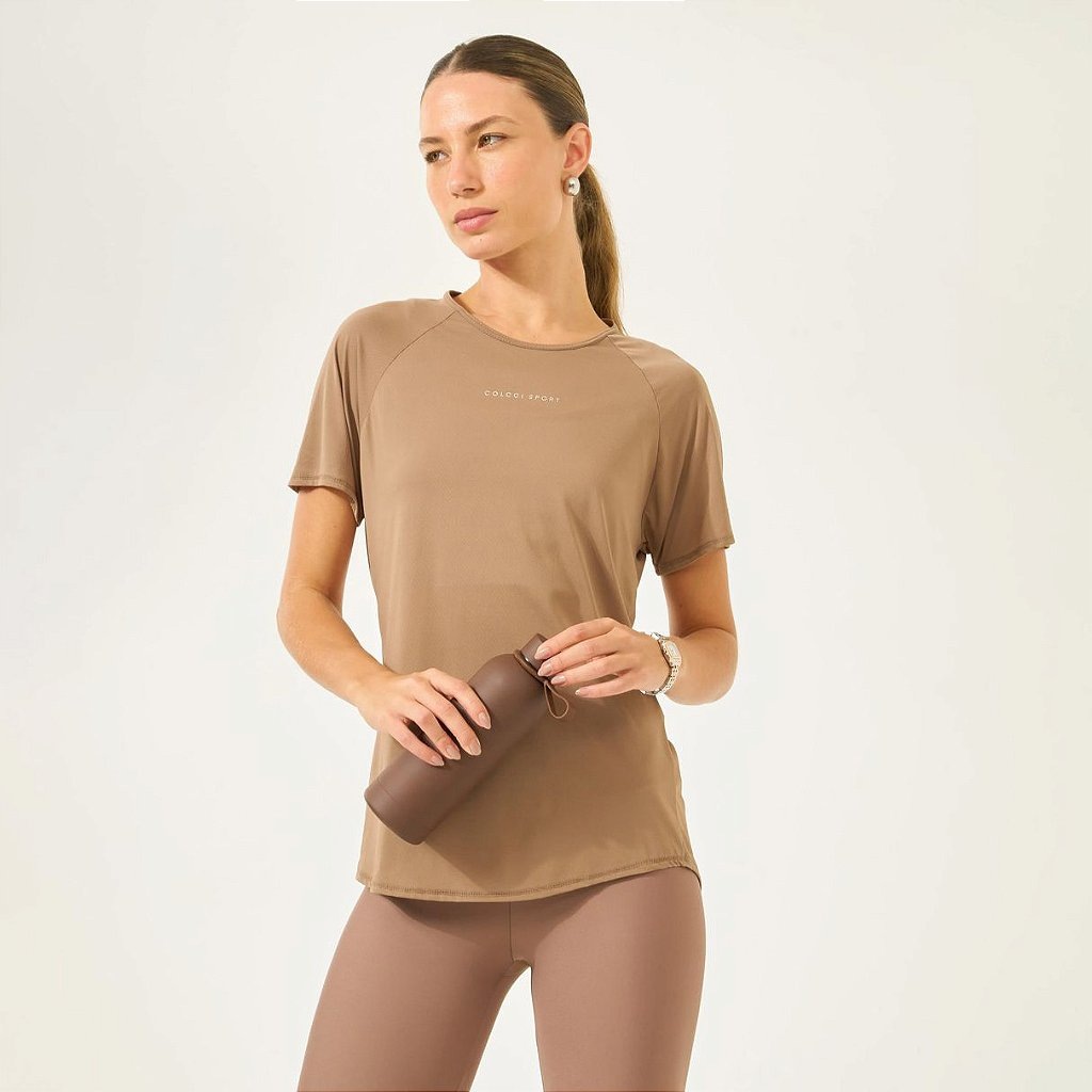 Imagem 4 do produto Camiseta Colcci Comfort Com Logo Minimalista OU26 Feminina