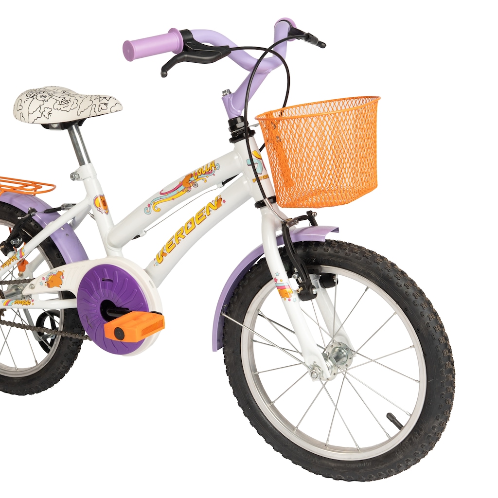 Imagem 3 do produto Bicicleta Aro 16 Lolla Branca Verden Bikes - Infantil