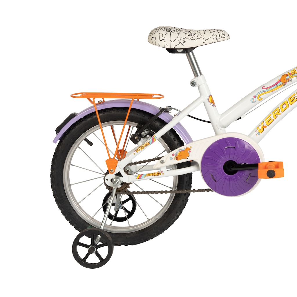 Imagem 4 do produto Bicicleta Aro 16 Lolla Branca Verden Bikes - Infantil