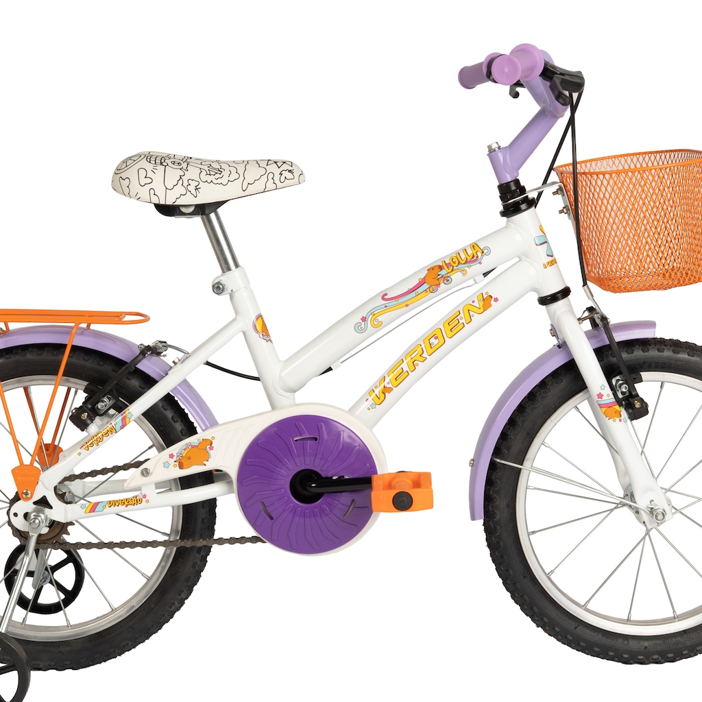 Imagem 5 do produto Bicicleta Aro 16 Lolla Branca Verden Bikes - Infantil