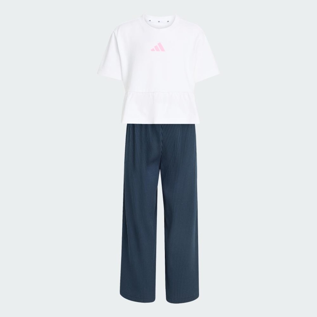 Imagem 2 do produto Conjunto de Moletom adidas Babados Seasonals - Infantil