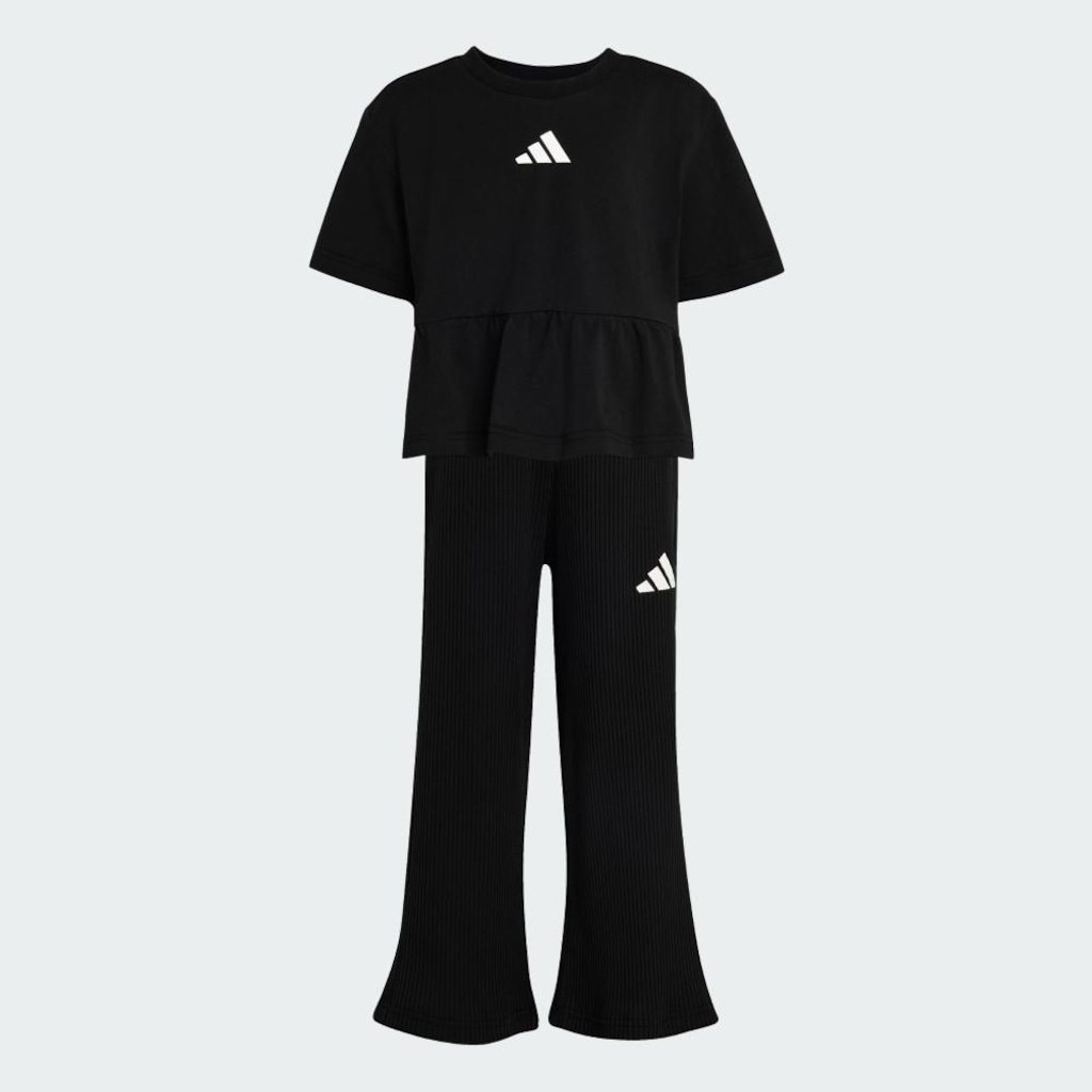 Imagem 2 do produto Conjunto de Moletom adidas Babados Seasonals - Infantil