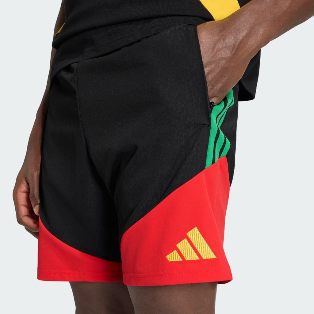 Imagem 5 do produto Shorts Jamaica 26 x Bob Marley adidas Tiro Downtime - Masculino