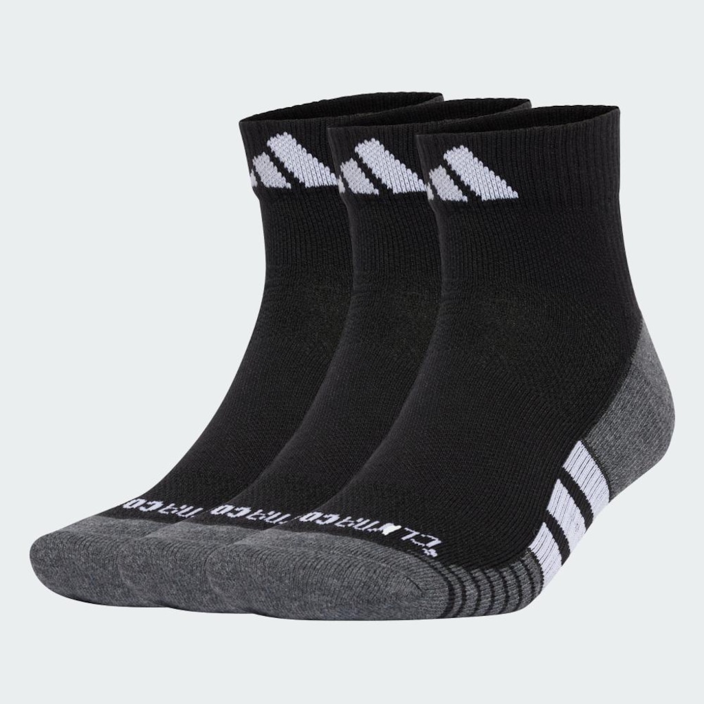 Imagem 3 do produto Kit Meias Cano Curto adidas Performance Climacool com 3 Pares - Adulto